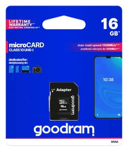 Karta pamięci microSD 16GB klasa 10 GOODRAM