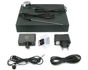 Podsłuch sejsmiczny przez ściany stetoskopowy GX-220 plus adapter do nagrywania