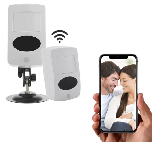 Czujka Ruchu z kamerą Wi-Fi detekcja ruchu PIR LS11 IR (Do Roku na baterii) enexus.pl