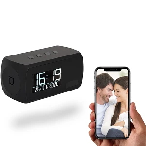 Zegar Budzik kamera Wi-Fi detekcja ruchu PIR LS6 IR (Do Roku na baterii)