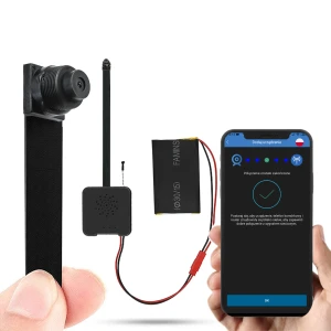 Ukryta kamera z mikrofonem szpiegowska WIFI M8 + MIC ( Zewnętrzny Mikrofon + Detekcja Ruchu )