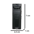 Mini Kamera A7 FULL HD IR detekcja ruchu 3h obrotowy obiektyw