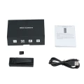Mini Kamera A7 FULL HD IR detekcja ruchu 3h obrotowy obiektyw