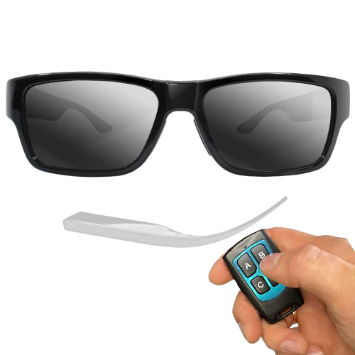 OKULARY NA PILOT FULL HD UKRYTA MINI KAMERA SZPIEGOWSKA 16GB