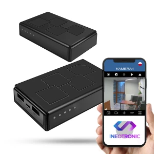 POWERBANK UKRYTA KAMERA WI-FI Z TRYBEM NOCNYM IP32 (Aplikacja PL)