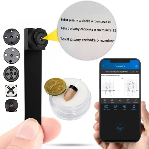 KAMERA WI-FI QZ NA EGZAMIN DO TEKSTU + SŁUCHAWKA ( PODGLĄD ZDALNY