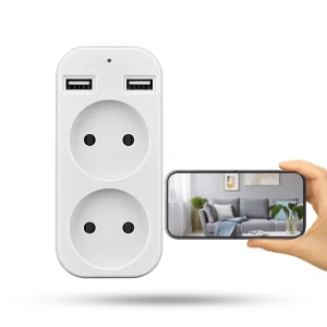 GNIAZDKO Z UKRYTĄ MINI KAMERA WI-FI S3 (PODGLĄD ZDALNY)