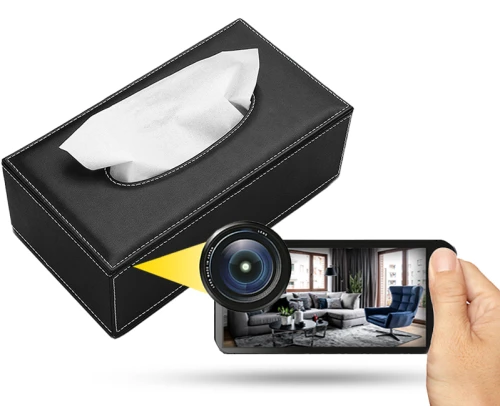 UKRYTA KAMERA WIFI OPAKOWANIE OD CHUSTECZEK L20 (ZDALNY PODGLĄD)