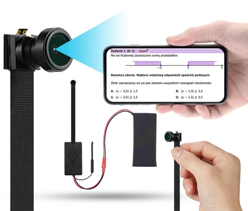 KAMERA WI-FI NA EGZAMIN S68W EG (PODGLĄD ZDALNY - TESKT)