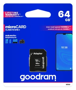 Karta pamięci microSD 64GB GOODRAM klasa 10
