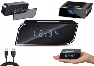 Zegarek szpiegowski NX70 WIFI HD podgląd na żywo budzik p2p 720p