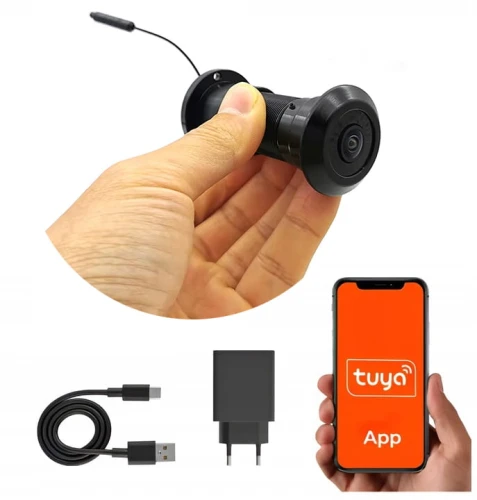 Wizjer Ukryta Kamera WI-FI IP618BW (Podgląd Online) Tuya