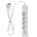 Biała Listwa SPYHOME PRO z Zapisem i Odsłuchem Zdalnym WI-FI Online