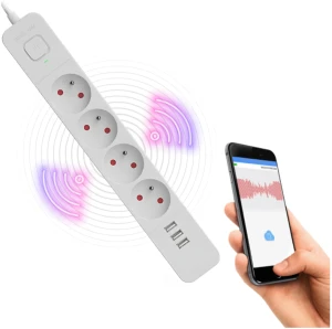 BIAŁA LISTWA Z PODSŁUCHEM I DYKTAFONEM NA ŻYWO WIFI SPYHOME PRO