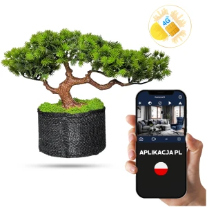 Ukryta Kamera Drzewko Bonsai 4G Na SIM IR FHD (Podgląd Na żywo)