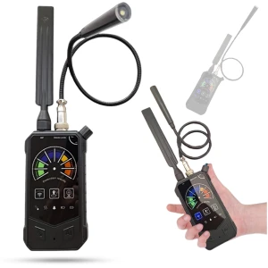 Wykrywacz podsłuchów i kamer DE012 (pluskwy GSM, GPS, WI-FI, RF, IR)
