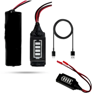 Ładowarka C1 do baterii kamer, dronów, RC + Bateria 5000 mAH