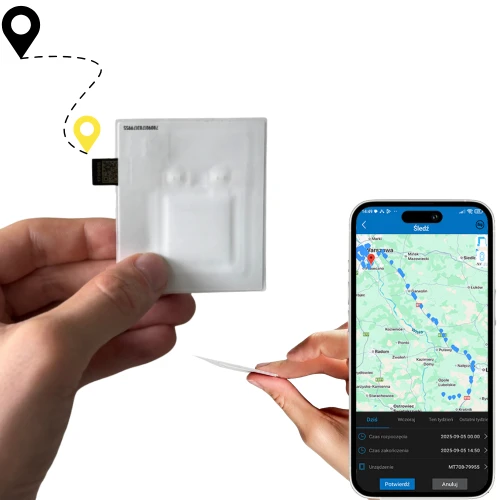 Lokalizator Naklejka MT708 Typu TAG Bluetooth (Pełna Dyskrecja)