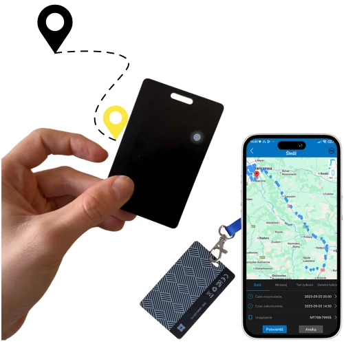 Lokalizator Karta MT713 Typu TAG Bluetooth (Pełna Dyskrecja - Do 3 Lat pracy )