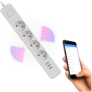 BIAŁA LISTWA Z PODSŁUCHEM I DYKTAFONEM NA ŻYWO WIFI SPYHOME PRO