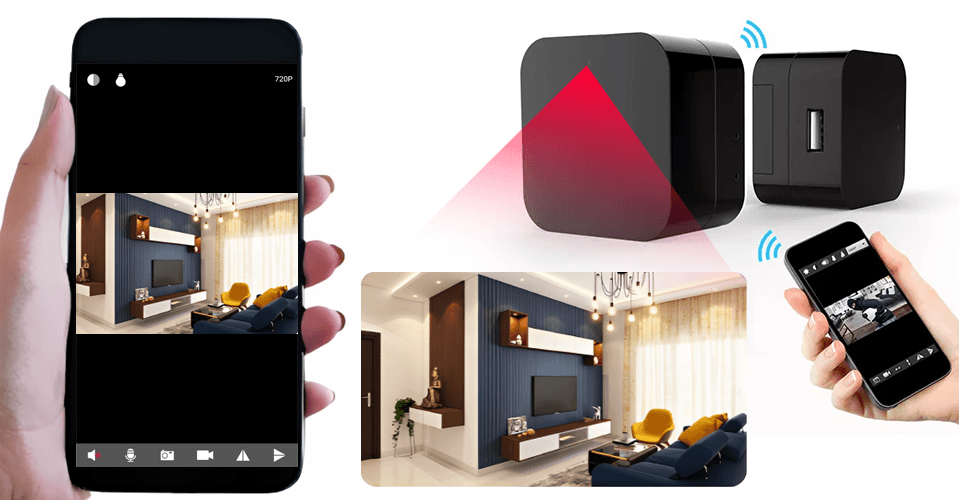 ŁADOWARKA KAMERA WI-FI Z99 4K Z IR (PODGLĄD ZDALNY)