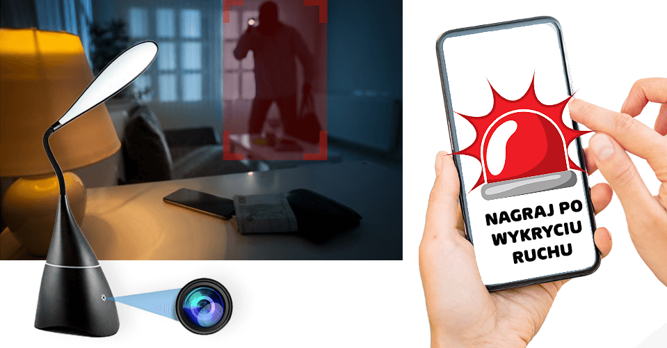 LAMPKA KAMERA WI-FI Z65 + GŁOŚNIK BLUETOOTH (PODGLĄD ONLINE)