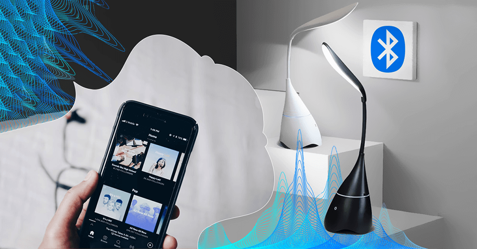 LAMPKA KAMERA WI-FI Z65 + GŁOŚNIK BLUETOOTH (PODGLĄD ONLINE)