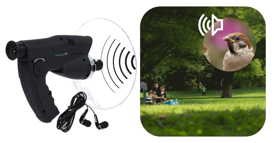 Cyfrowy Mikrofon Kierunkowy Podsłuch PDS z Opcją Nagrywania Na Kartę SD