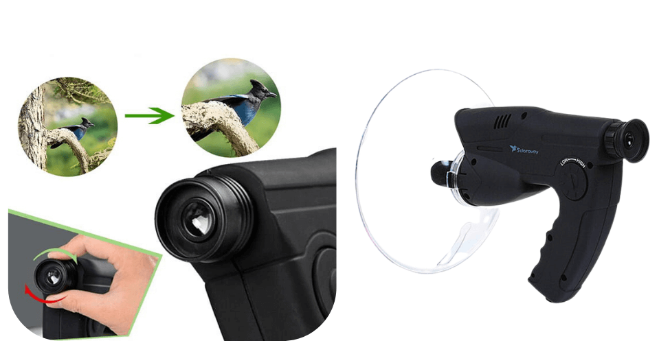 Cyfrowy Mikrofon Kierunkowy Podsłuch PDS z Opcją Nagrywania Na Kartę SD