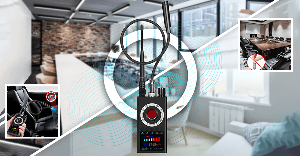 WYKRYWACZ KAMER I PODSŁUCHÓW K19+ (PLUSKWY GSM, GPS, WI-FI, RF, IR)