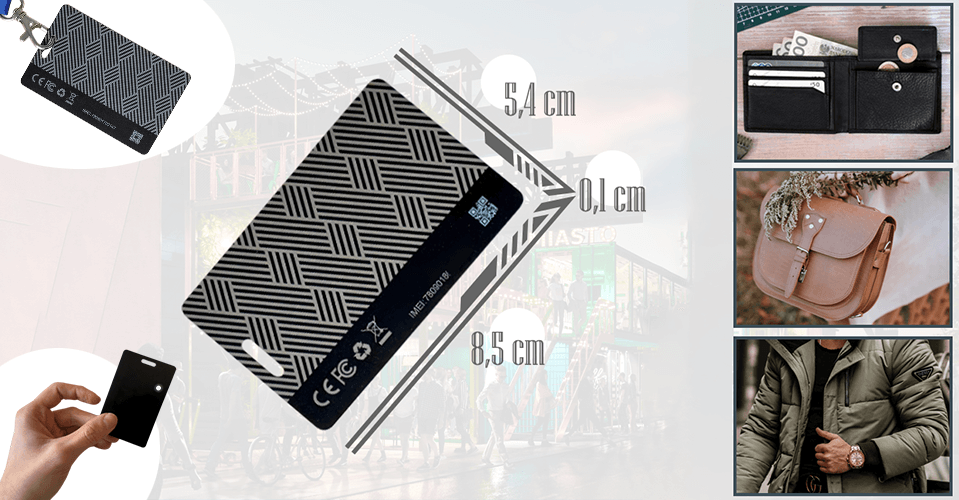 Lokalizator Karta MT713 Typu TAG Bluetooth (Pełna Dyskrecja - do 3 lat pracy)