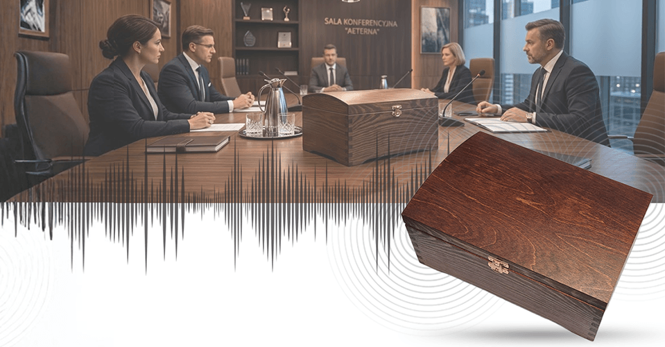 Profesjonalny Sejf Skrzynka Ultra soniczna KGA, Szkatułka blokująca nagrywanie i nasłuch GSM