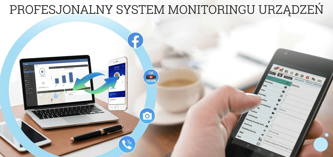 Monitoring telefonu SpyONE All in ONE - Abonament 1 Rok Android Nagrywanie otoczenia, SMS, komunikatory monitoring spyone