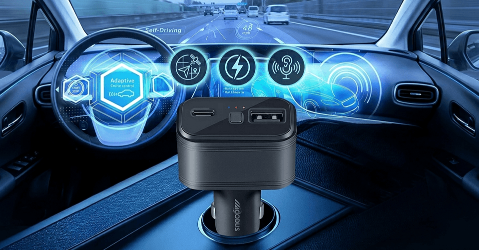 Lokalizator GPS Ładowarka Samochodowa MV77G 4G + Funkcja Podsłuchu