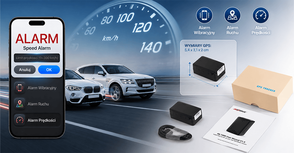 Mini Lokalizator GPS ML100G 4G z Podsłuchem na żywo (Aplikacja PL)