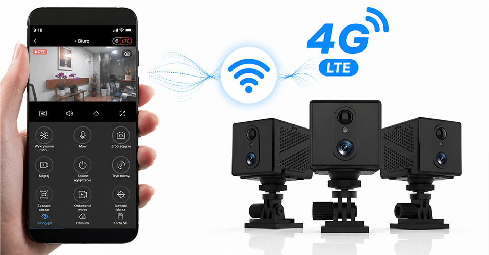 Kamera S10 4G Na Kartę SIM Detekcja Ruchu PIR oraz Tryb Nocny (Podgląd Online)