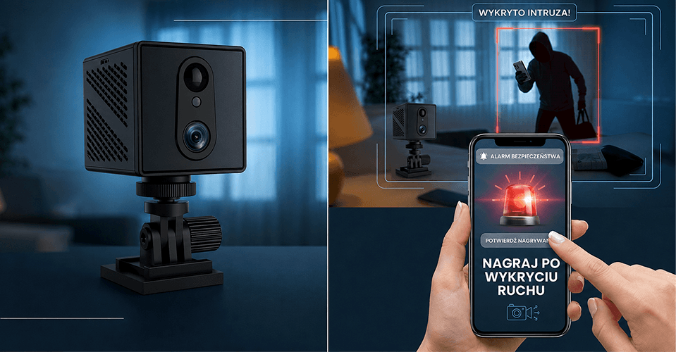 Kamera S10 4G Na Kartę SIM Detekcja Ruchu PIR oraz Tryb Nocny (Podgląd Online)