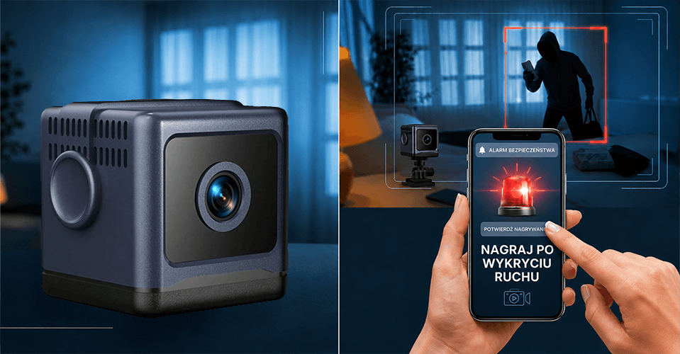 Mini Kamera W03 WI-FI (Podgląd Online i Tryb Nocny)