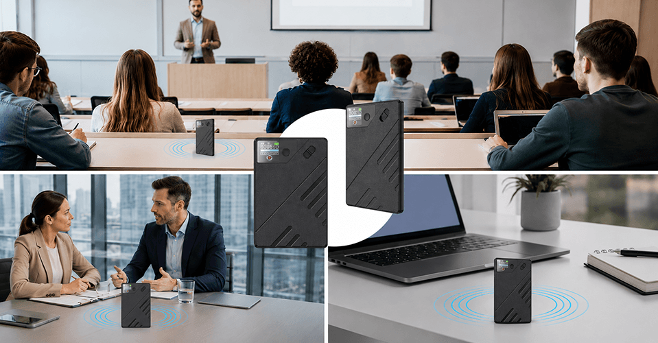 Dyktafon A5 AI 32GB (Aplikacja Bluetooth i Transkrypcja)