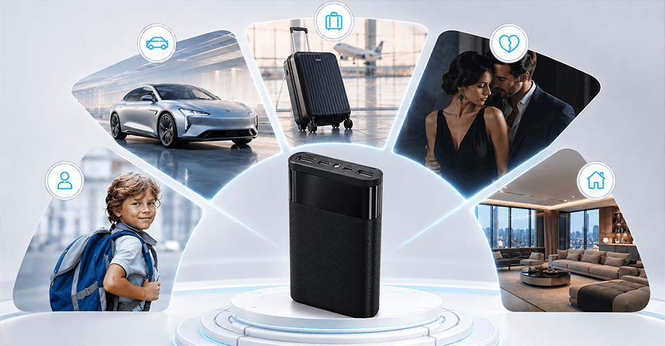 Powerbank GPS z Podsłuchem na żywo KA4 4G (Aplikacja PL)