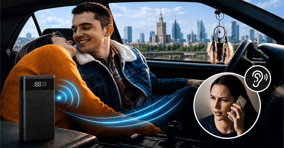 Powerbank GPS z Podsłuchem na żywo KA4 4G (Aplikacja PL)